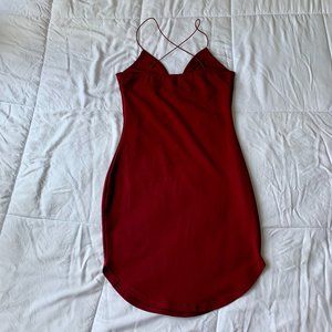 Boohoo Bodycon Red Dress